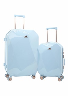 kensie Women's Only Shiny Diamond Hardside Spinner Luggage