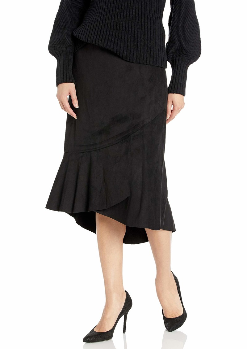 Kensie kensie Women's Scuba Suede Skirt S Now $21.59
