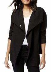 kensie Women's Textured Stretch Jacket  L