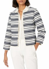 kensie Women's Upholstery Stripe Jacket  M