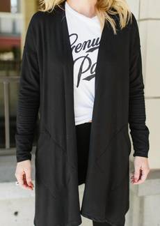 Kensie Lisa Cardigan In Black