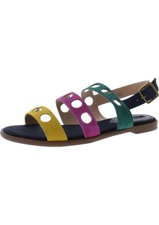 Kensie Marigold Womens Leather Ankle Stra[ Slingback Sandals