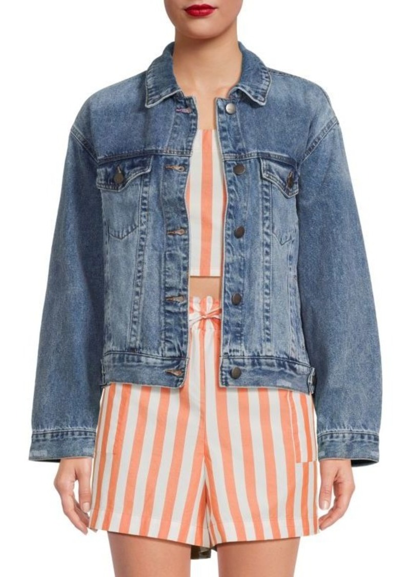 Kensie Oversized Denim Jacket