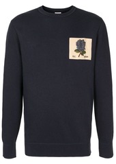 Kent & Curwen logo patch cotton sweatshirt