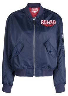 Kenzo 3D logo-appliqué bomber jacket