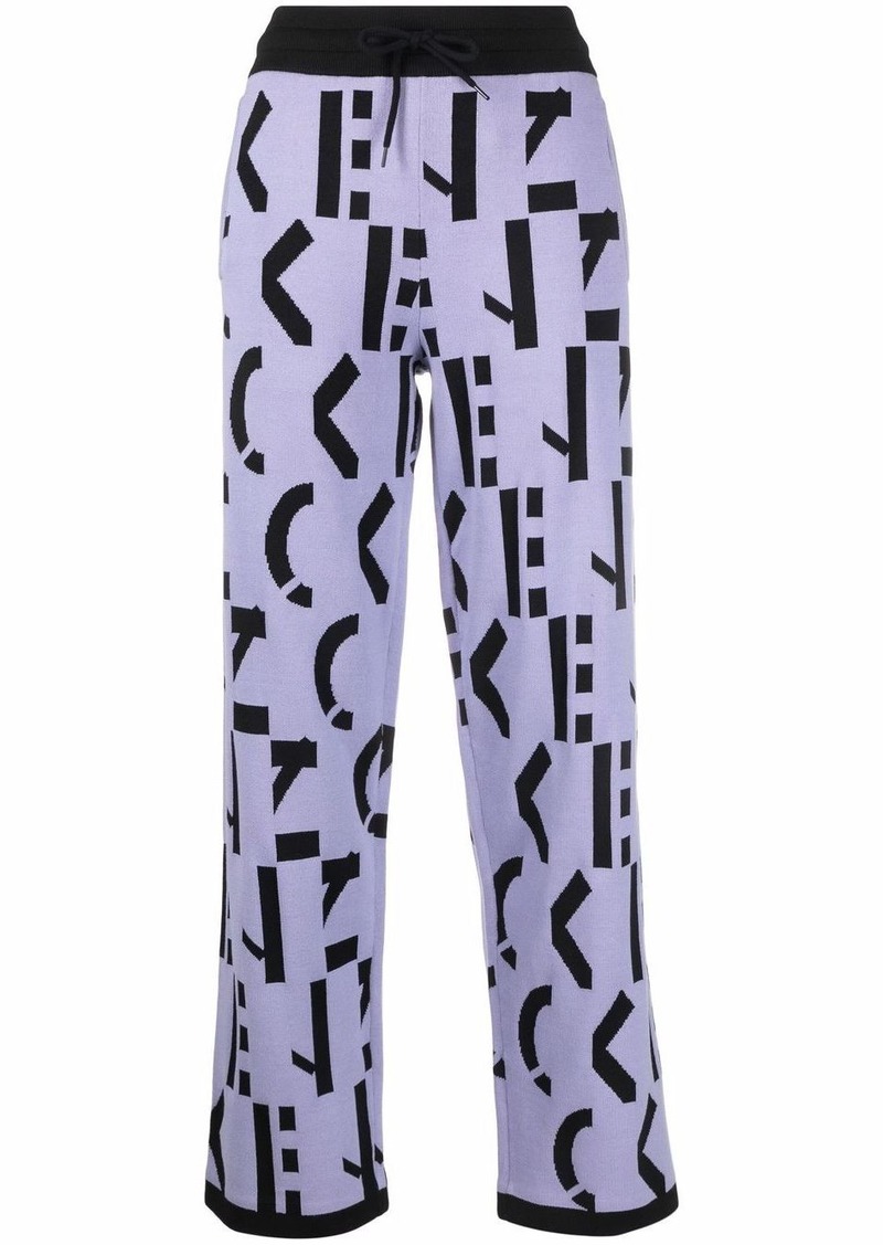 Kenzo all-over logo-print trousers