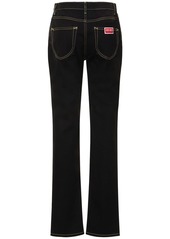 Kenzo Asagao Straight Fit Cotton Jeans