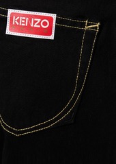 Kenzo Asagao Straight Fit Cotton Jeans