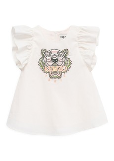 Kenzo Baby Girl's & Little Girl's Embroidered Tiger Flared Dress
