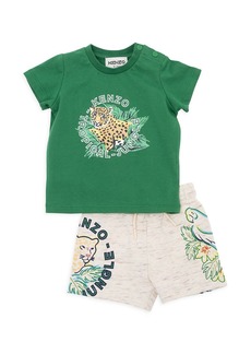 Kenzo Baby's & Little Boy's 2-Piece T-Shirt & Shorts Set