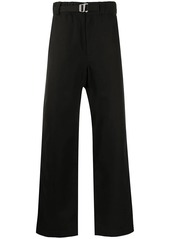 Kenzo belted straight-leg trousers