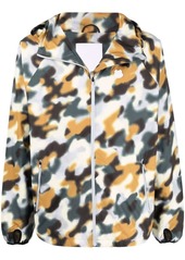 Kenzo blurred camouflage lightweight jacket