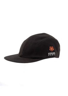 Boke Flower Crest Baseball Black Hat Man Kenzo