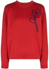 Kenzo Boke Flower-embroidered cotton sweatshirt