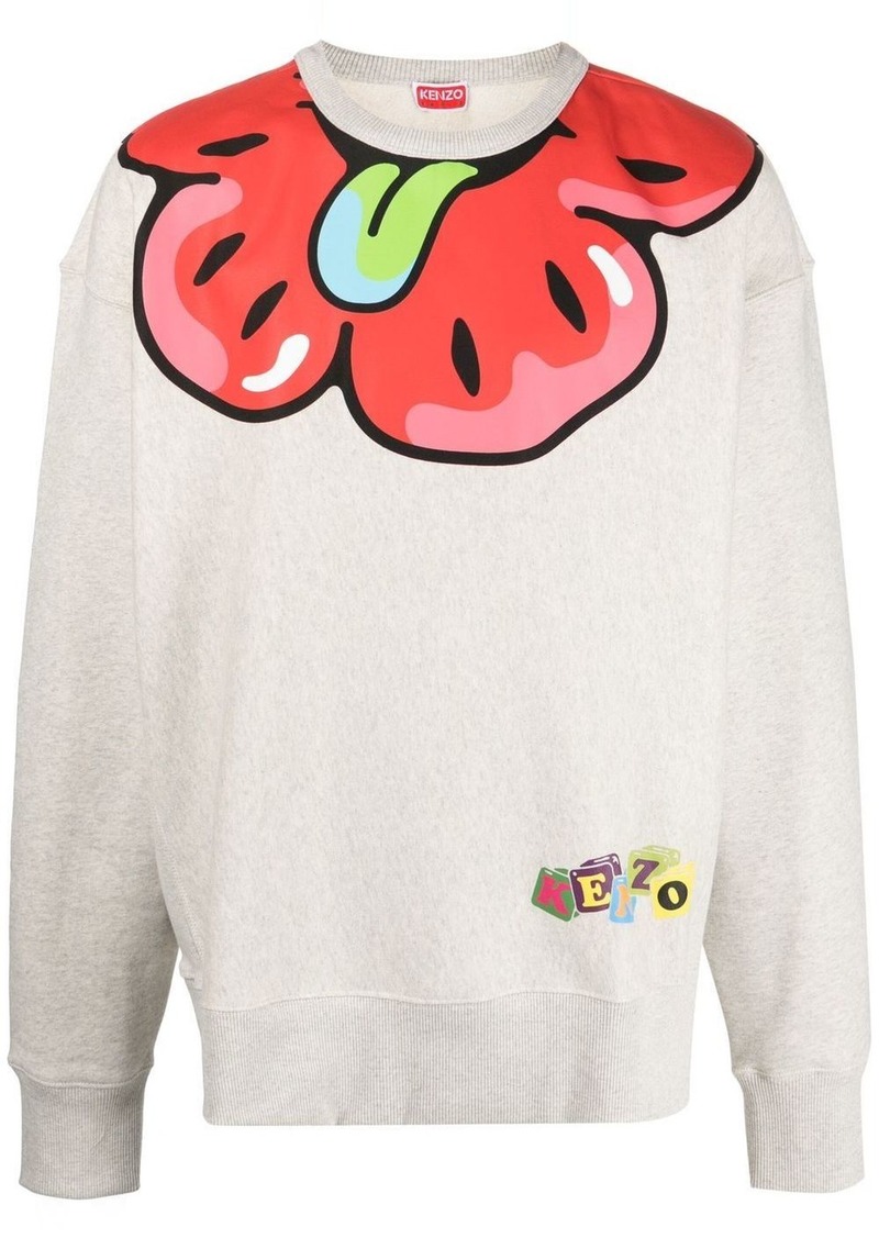 Kenzo Boke flower graphic-print sweatshirt