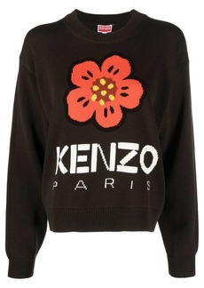 Kenzo Boke Flower-intarsia knit jumper