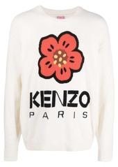 Kenzo Boke Flower intarsia-knit wool jumper