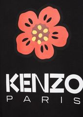Kenzo Boke Logo Cotton Brushed Sweatshirt
