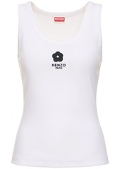 Kenzo Boke Ribbed Cotton Jersey Tank Top