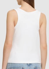 Kenzo Boke Ribbed Cotton Jersey Tank Top