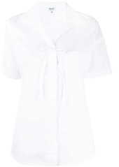 Kenzo bow-embellished short-sleeved shirt