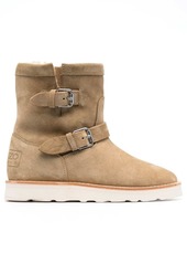 Kenzo buckle-detail suede boots