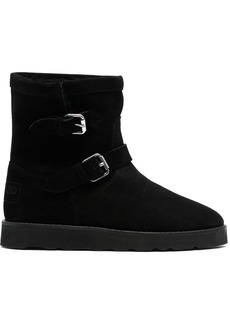 Kenzo buckle-detail suede boots