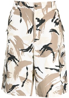 Kenzo camouflage cargo Bermuda shorts
