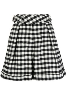 Kenzo check-pattern shorts