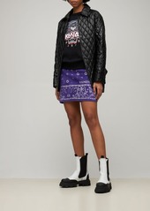 Kenzo Jacquard Viscose Blend Mini Skirt