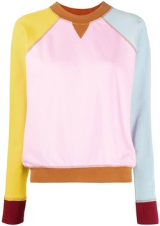 Kenzo colour-block cotton sweatshirt
