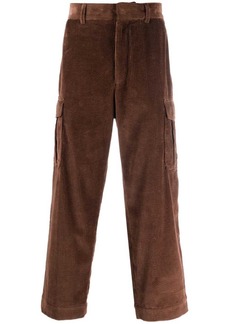 Kenzo cotton corduroy cropped trousers