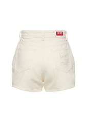 Kenzo Cotton Denim Shorts