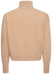 Kenzo Crest Boxy Turtleneck Wool Sweater