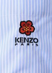 Kenzo Crest Oversize Striped Cotton Shirt