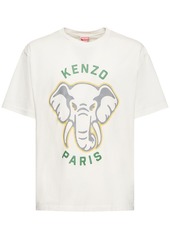 Kenzo Elephant Oversized Cotton Jersey T-shirt