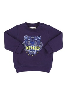 Kenzo Embroidered Tiger Cotton Sweatshirt