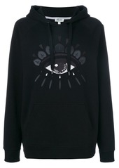 kenzo eye hoodie black