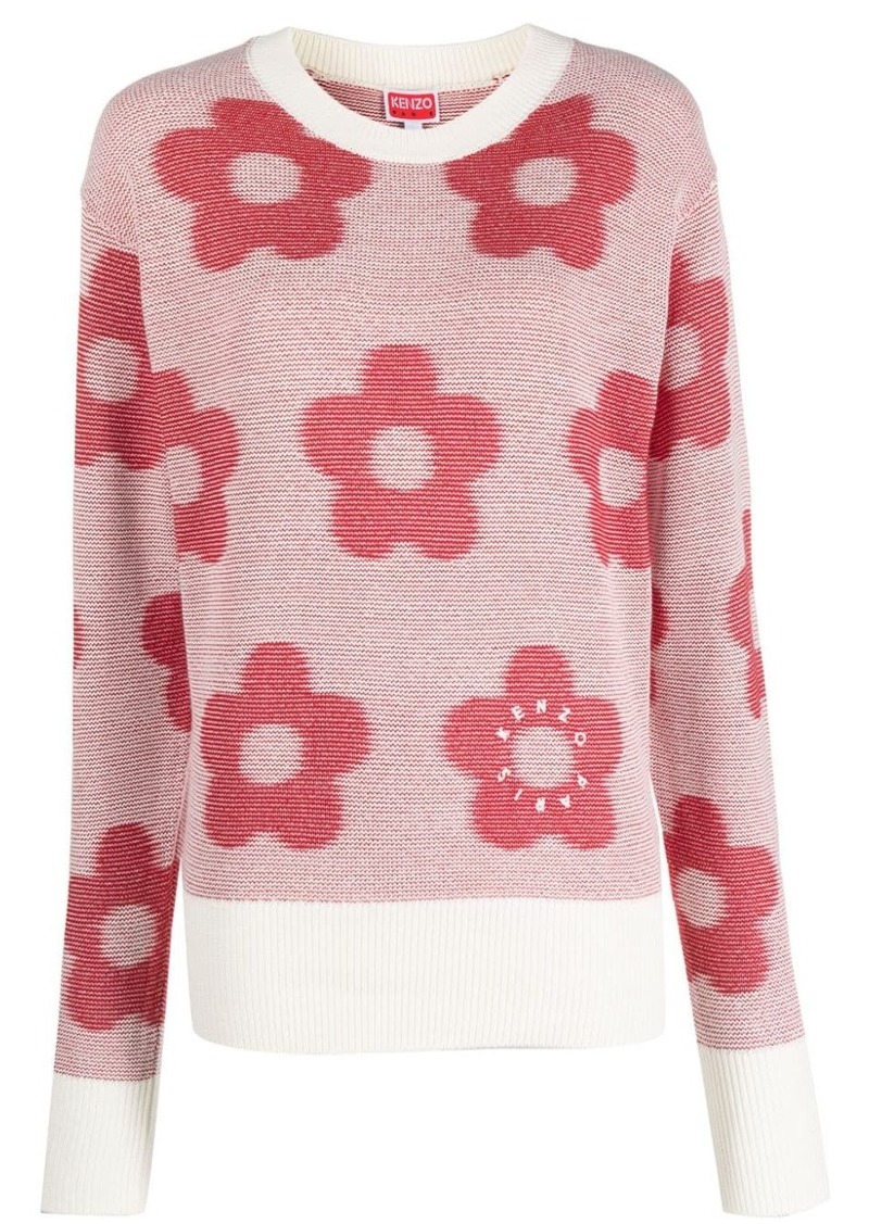 Kenzo Flower Spot jacquard jumper