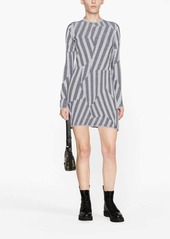 Kenzo geometric knit minidress