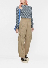 Kenzo geometric-print long-sleeve jumper