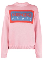 Kenzo intarsia-knit logo jumper