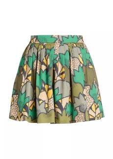 Kenzo Jungle Pleated Miniskirt