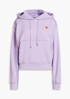 KENZO - Cotton-fleece hoodie - Purple - M