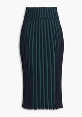 KENZO - Jacquard-knit midi skirt - Black - M