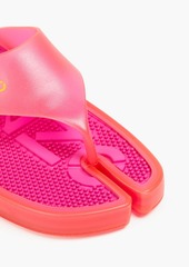 KENZO - K-Beach split-toe logo-print rubber flip flops - Pink - EU 35