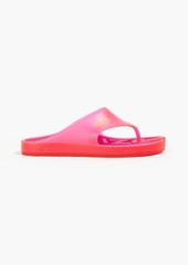 KENZO - K-Beach split-toe logo-print rubber flip flops - Pink - EU 35