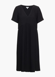 KENZO - Pleated crepe dress - Black - FR 34