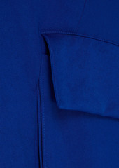 KENZO - Pleated satin midi dress - Blue - FR 38