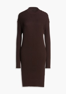 KENZO - Ribbed wool dress - Brown - S
